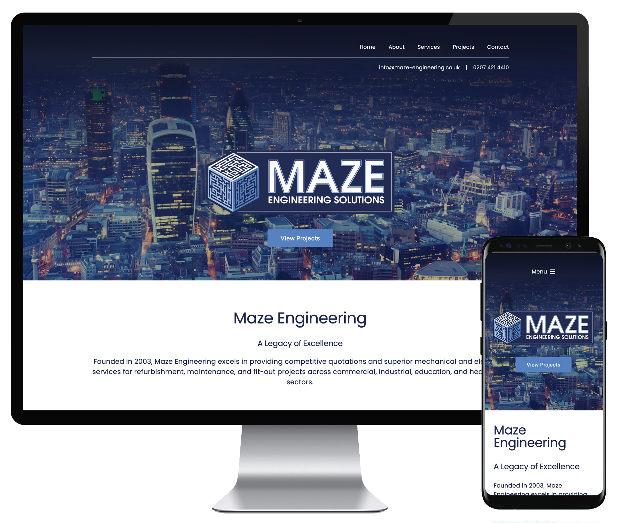 Maze Engineering website