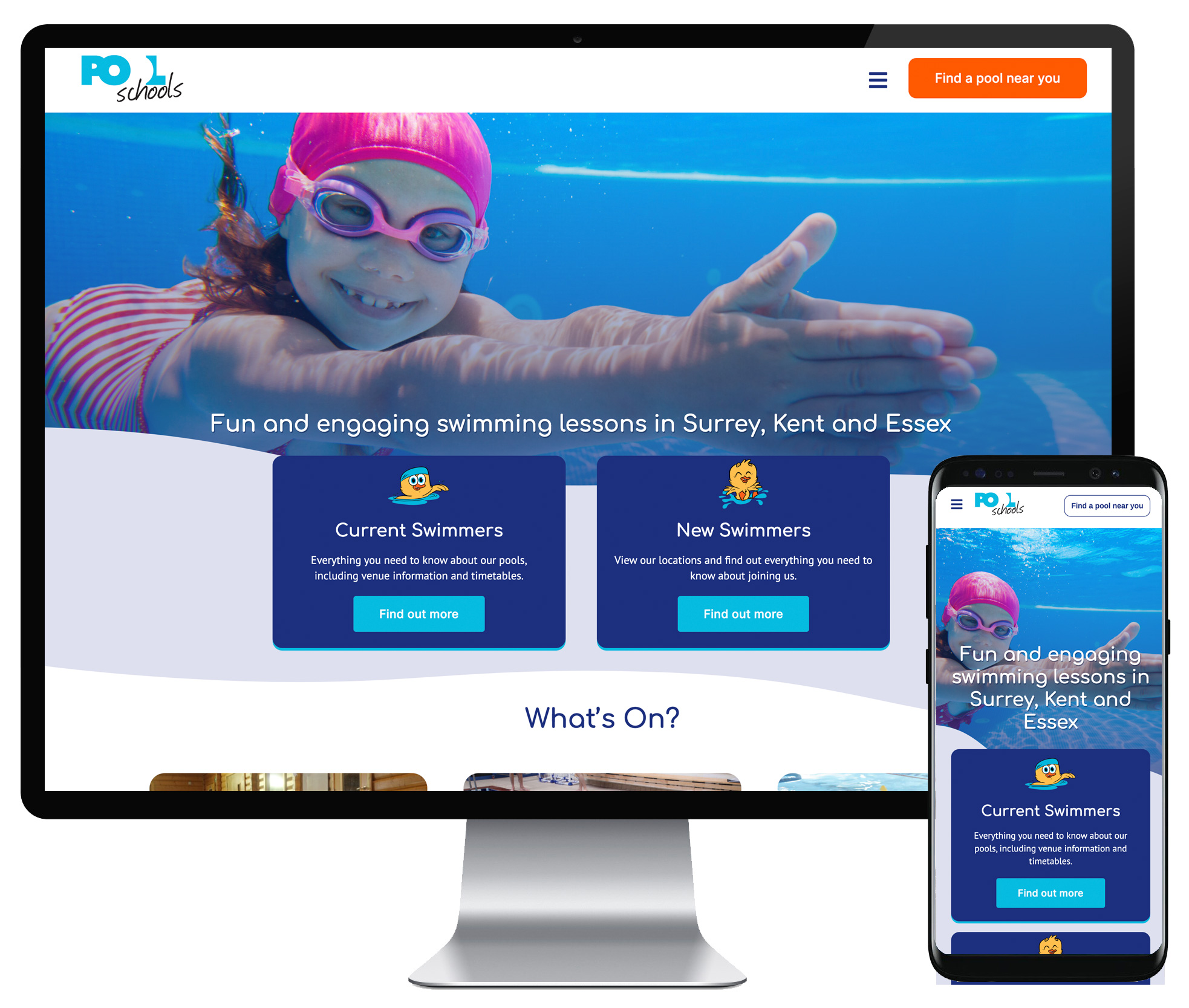 PoolsSchools website