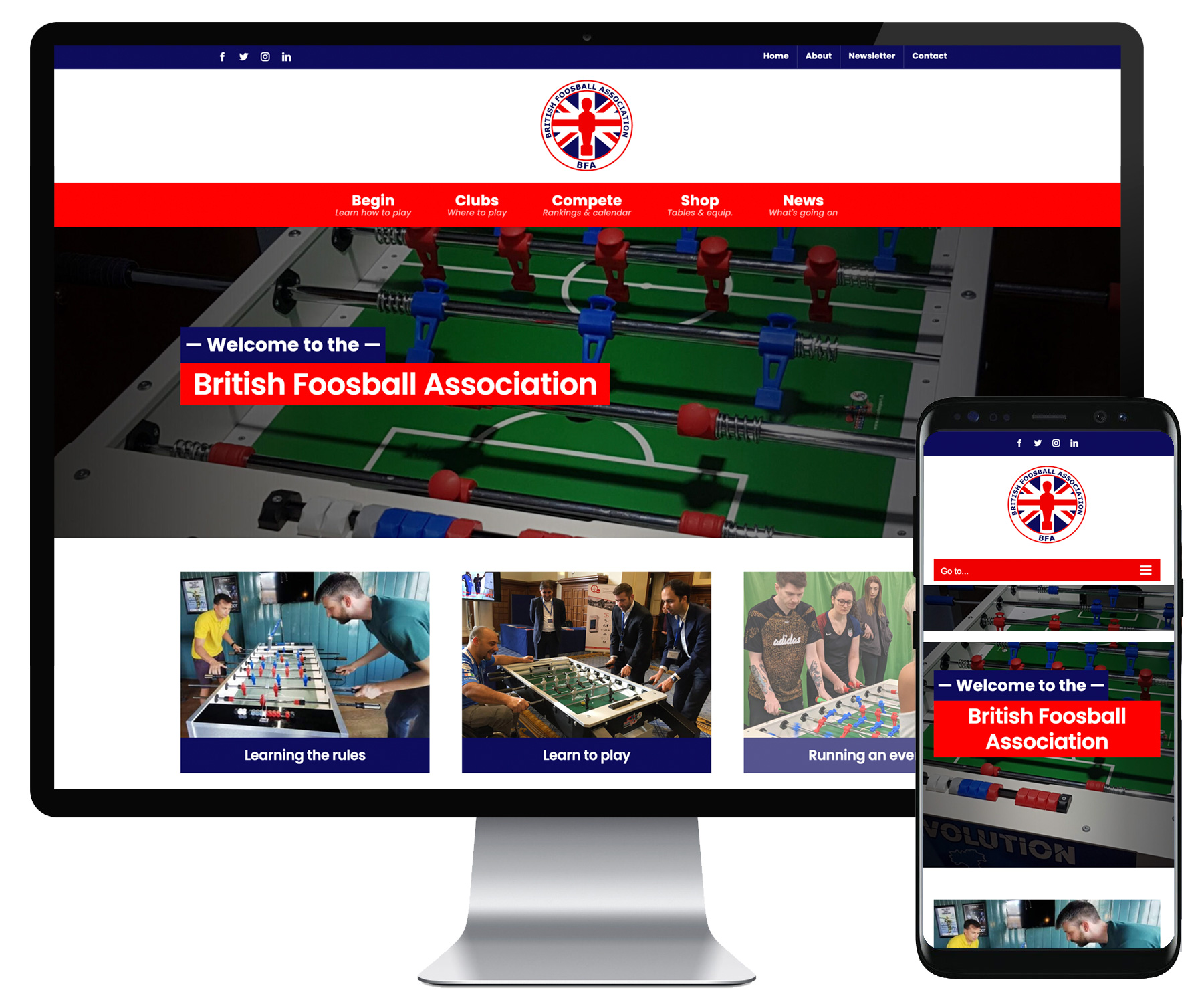 British Foosball Association website