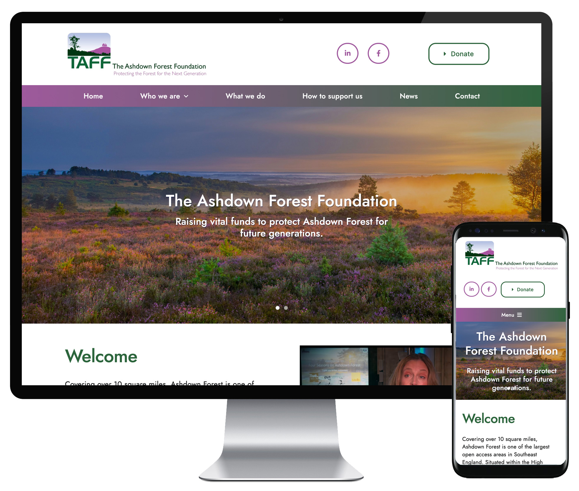 The Ashdown Forest Foundation website